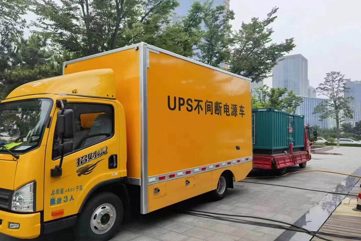 郴州发电机租赁施工现场